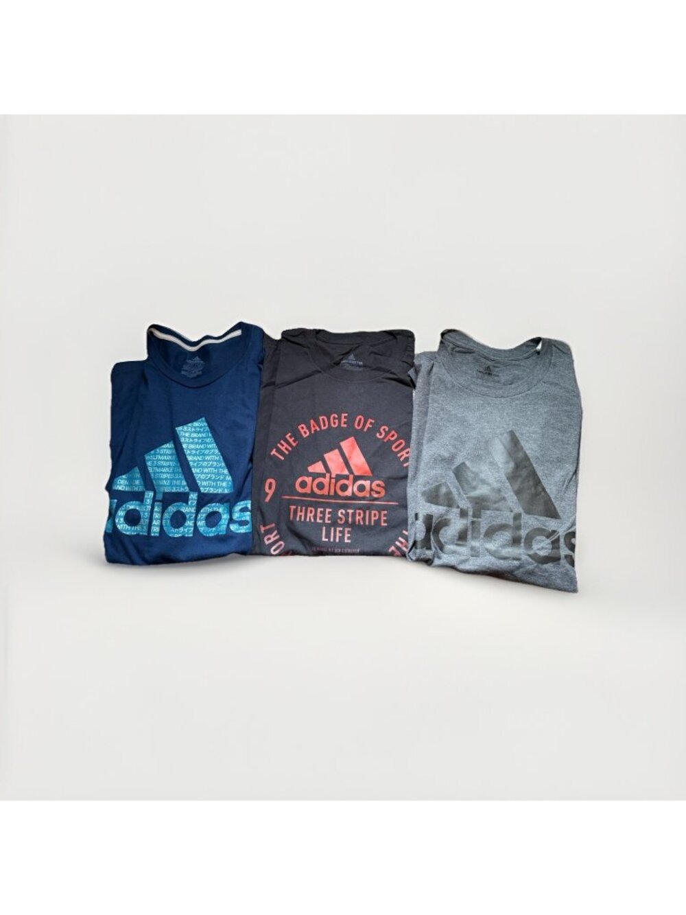 Adidas Men Golf Amplifier Tee Shirt Dark Gray 2XL Lot 3